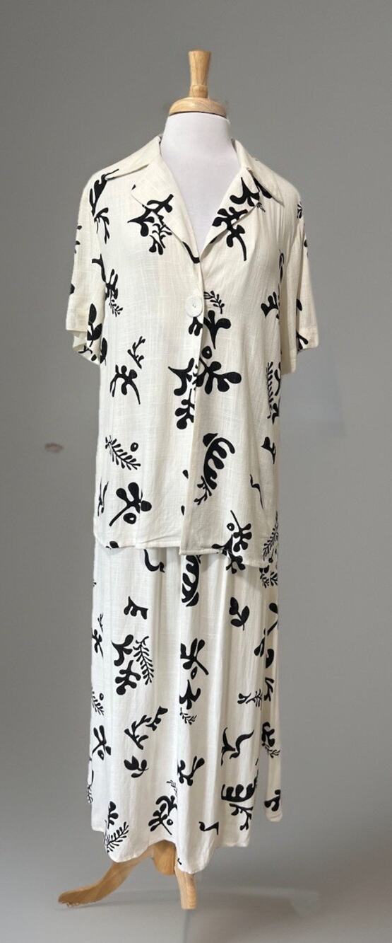 Paper Heart Womens M Tunic Skirt Set Linen Blend Boho Beachy Resort Wear NWT